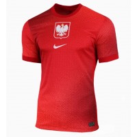 Camiseta Polonia Visitante Equipación para mujer Eurocopa 2024 manga corta